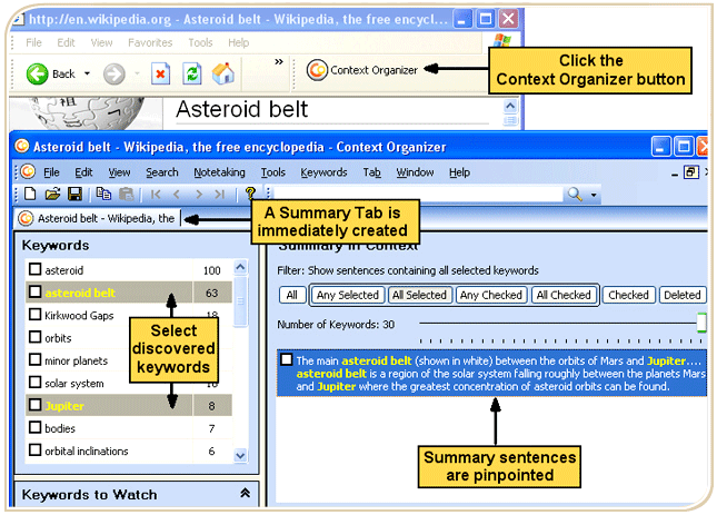 Context Organizer Example 2